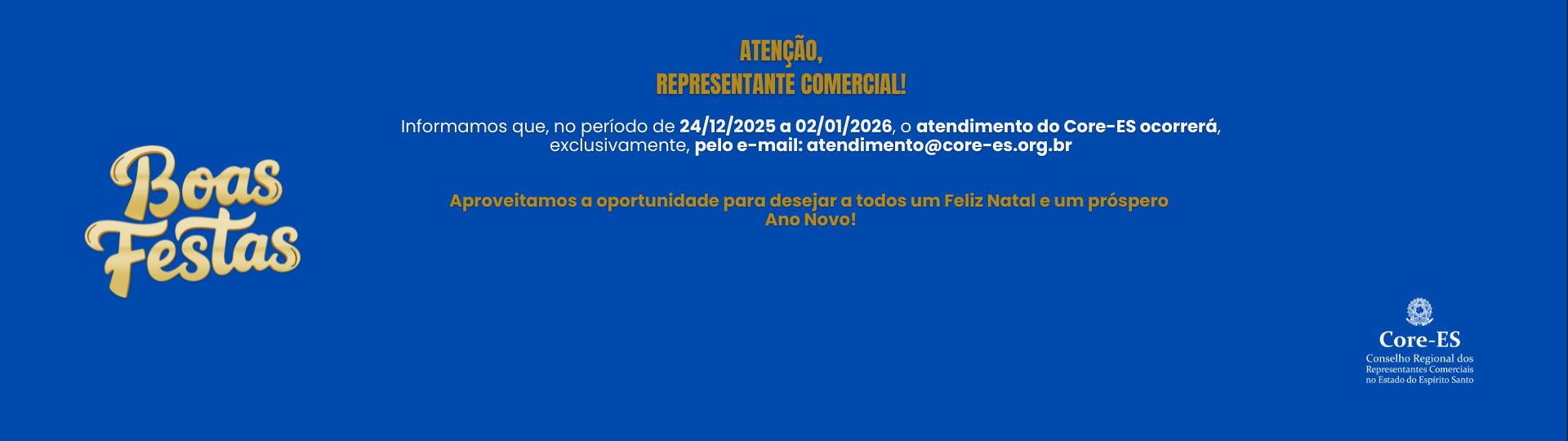 Core-ES | Conselho Regional dos Representantes Comercias no Estado do Espirito Santo